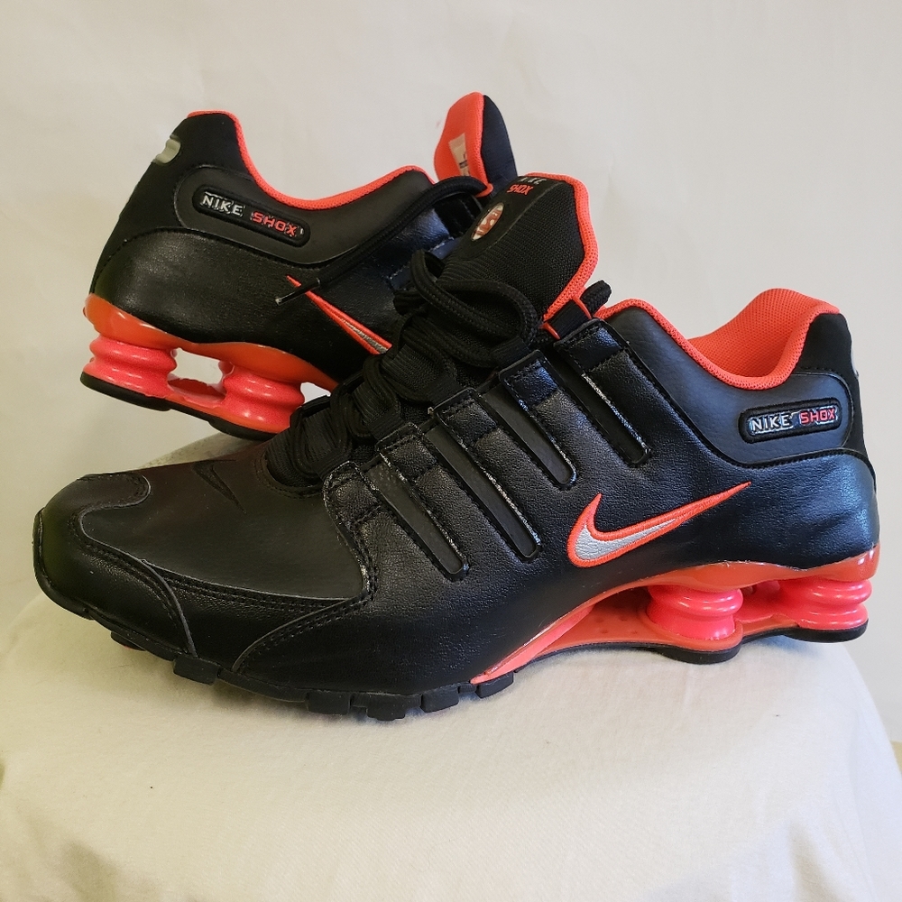 Nike bright red shox